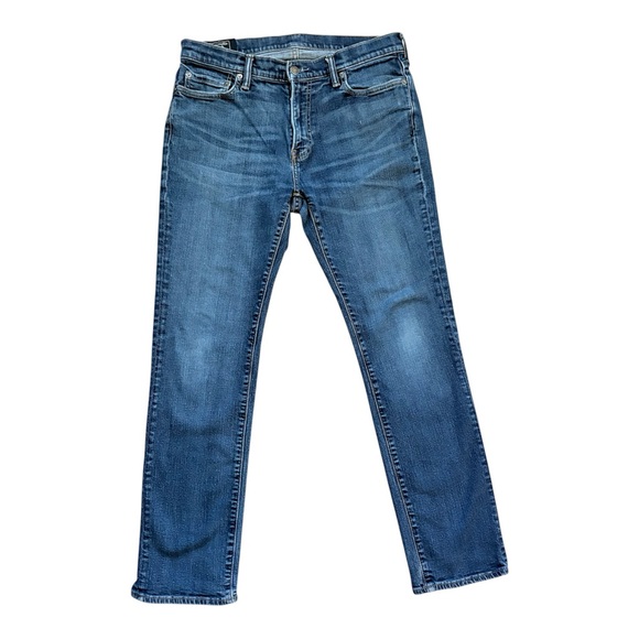 Abercrombie & Fitch Other - Abercrombie & Fitch Men’s Kennan Straight Stretch Blue Denim Jeans Size 33 x 32